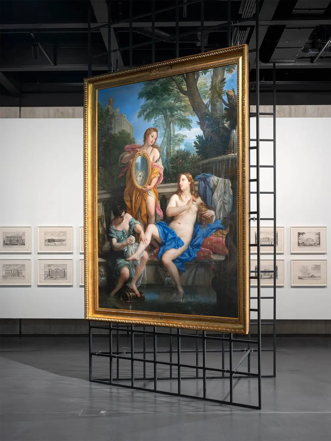 Carlo Maratta: Bathseba im Bade (in der aktuellen Ausstellung über Johann Bernhard Fischer von Erlach), 1693–1695, Öl auf Leinwand, Wien Museum, Inv.-Nr. 231904, Foto: Werner Feiersinger