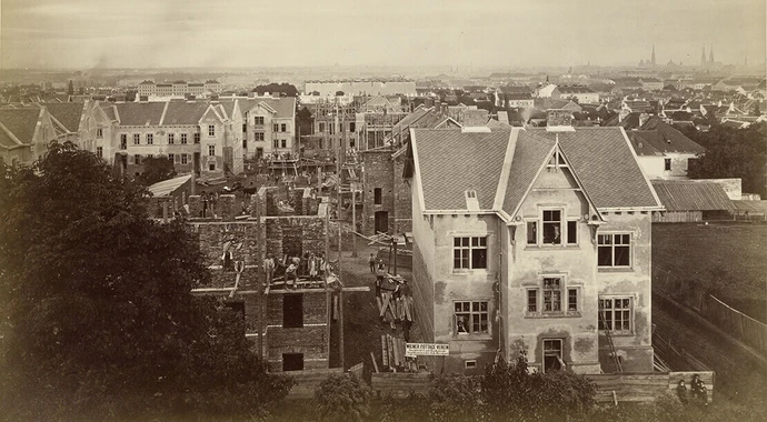 Unter der Ägide des Wiener Cottage Vereins und seiner Baukanzlei entsteht das Cottage Viertel, Fotografie, Wien Museum