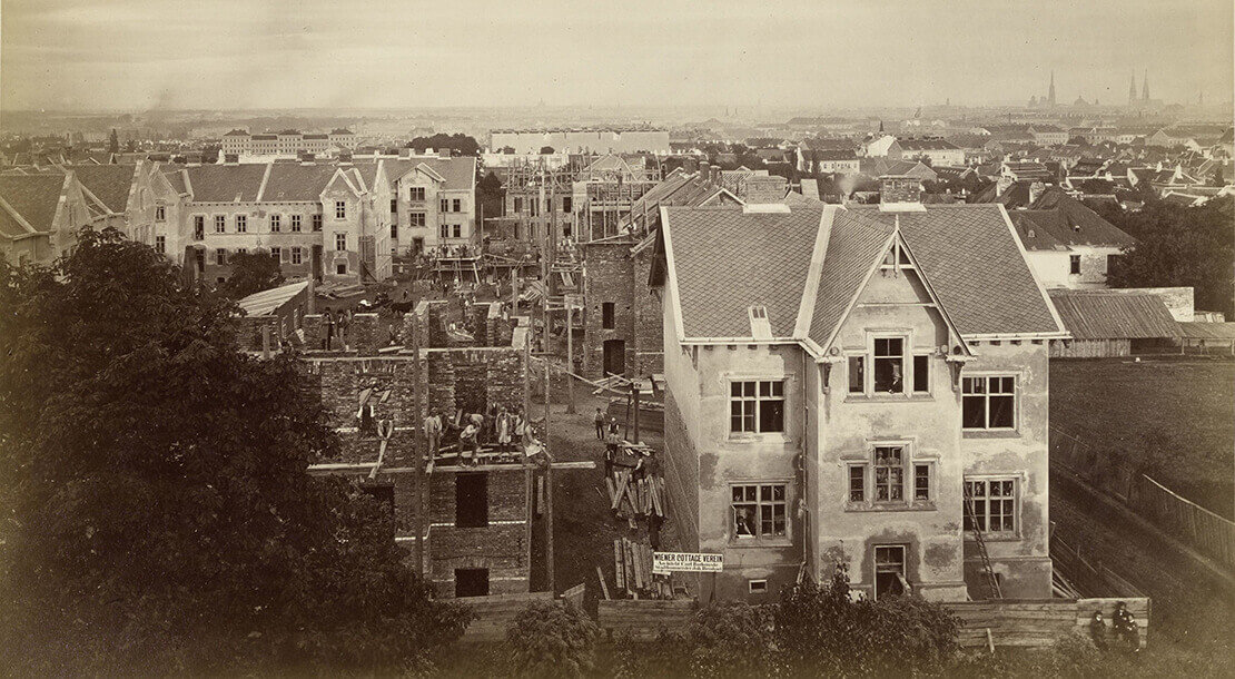 Unter der Ägide des Wiener Cottage Vereins und seiner Baukanzlei entsteht das Cottage Viertel, Fotografie, Wien Museum 