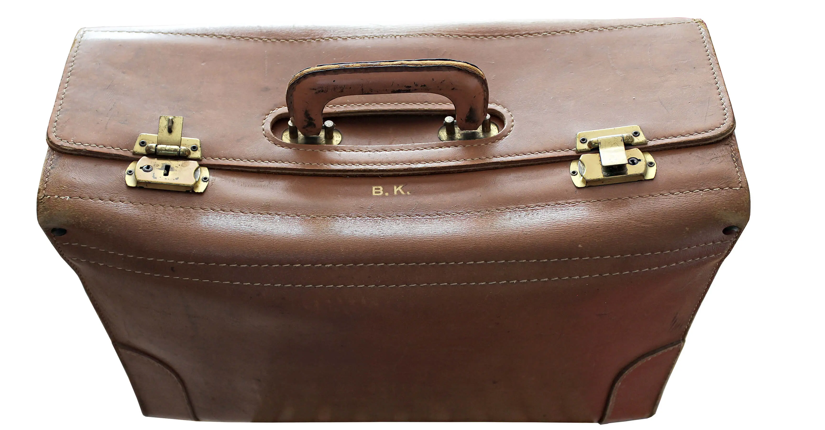 Diese Aktentasche aus dem Besitz Bruno Kreiskys bekam Wolfgang Petritsch 1983 von Kreisky geschenkt – nun überlässt er sie als Schenkung dem Wien Museum für seine Sammlung. Foto: Martin Vukovits   