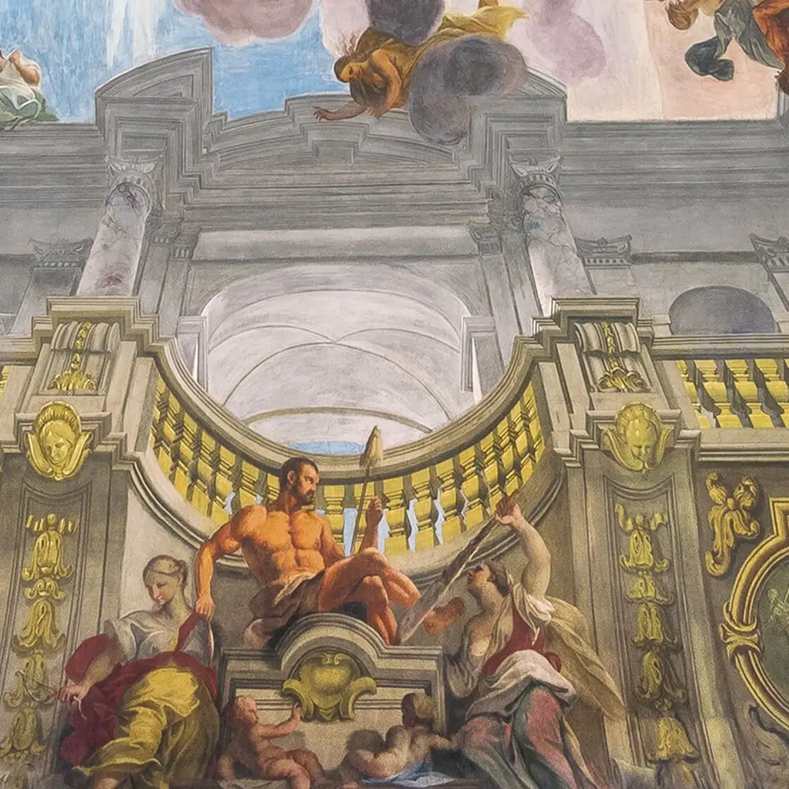 Andrea Pozzo: Deckenfresko Herkulessaal (Detail), © LIECHTENSTEIN. The Princely Collections, Vaduz-Vienna  