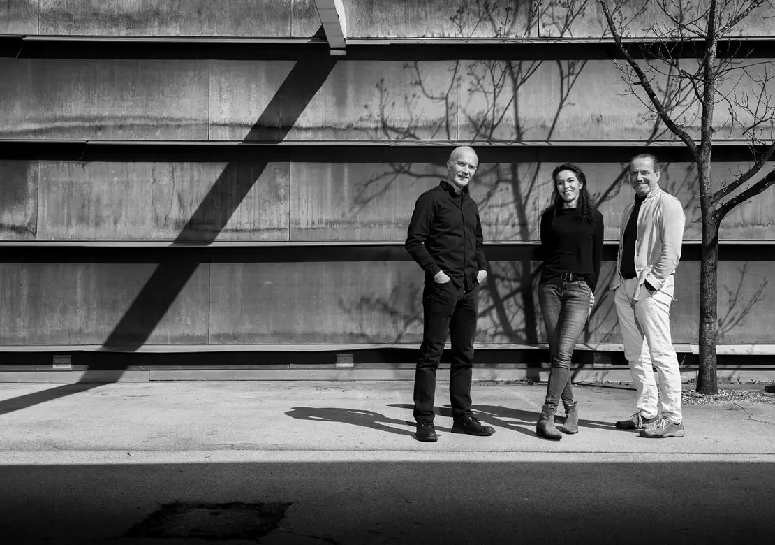 Ferdinand Čertov, Klaudia Ruck und Roland Winkler (v.l.), Foto: Ferdinand Neumüller  