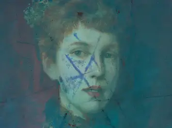 Das zerkratzte Porträt der Dora Gabillon