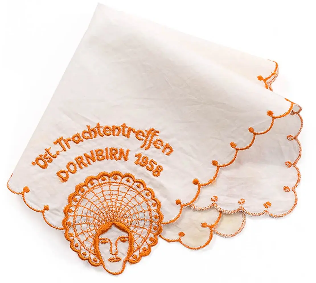 Souvenir-Taschentuch, 1958, Sammlung  Wien Museum  