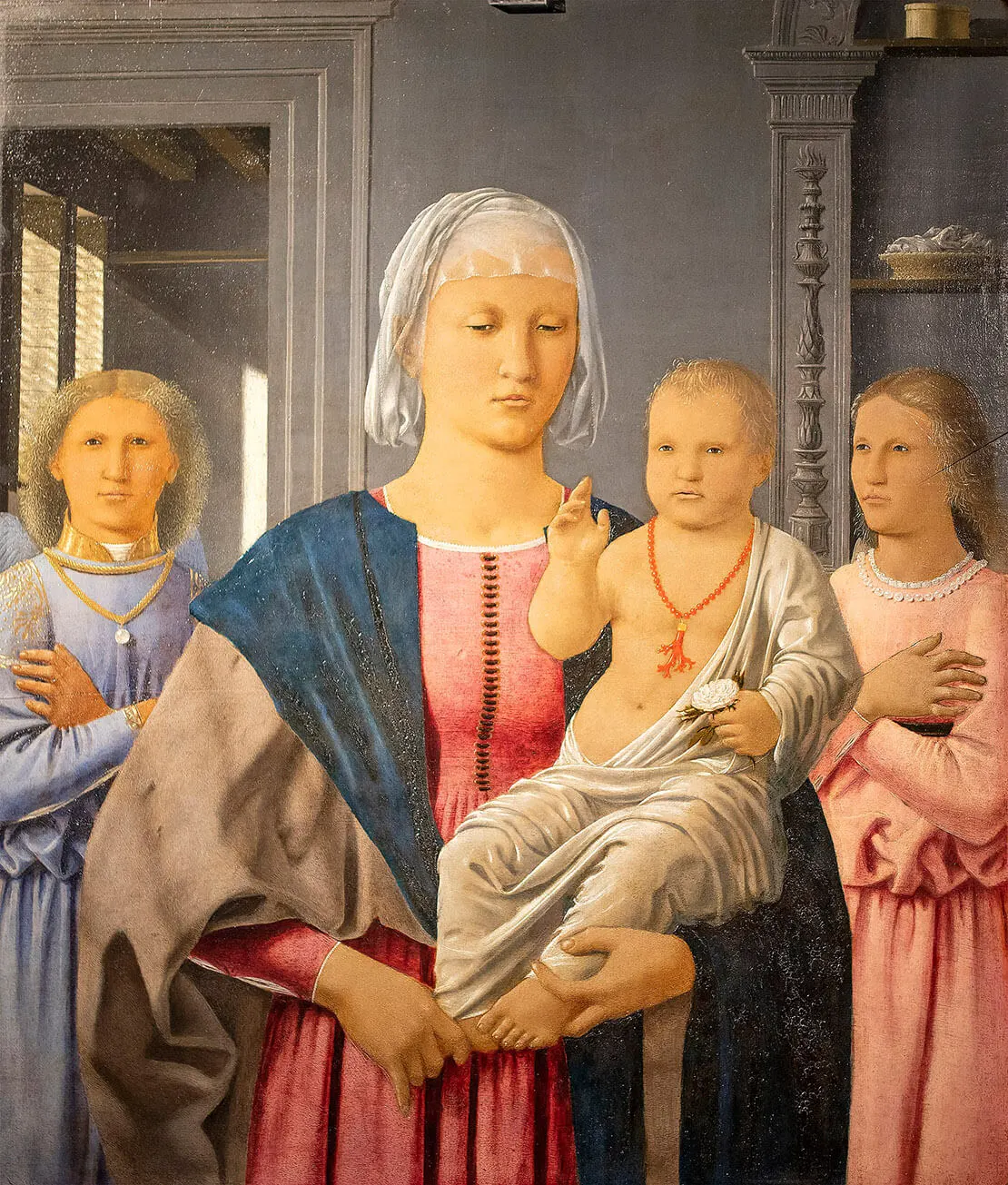 Piero della Francesca (+1492): Madonna di Senigallia, 1470er Jahre, Galleria Nazionale delle Marche, Foto: Orlando Paride/Wikimedia Commons  
