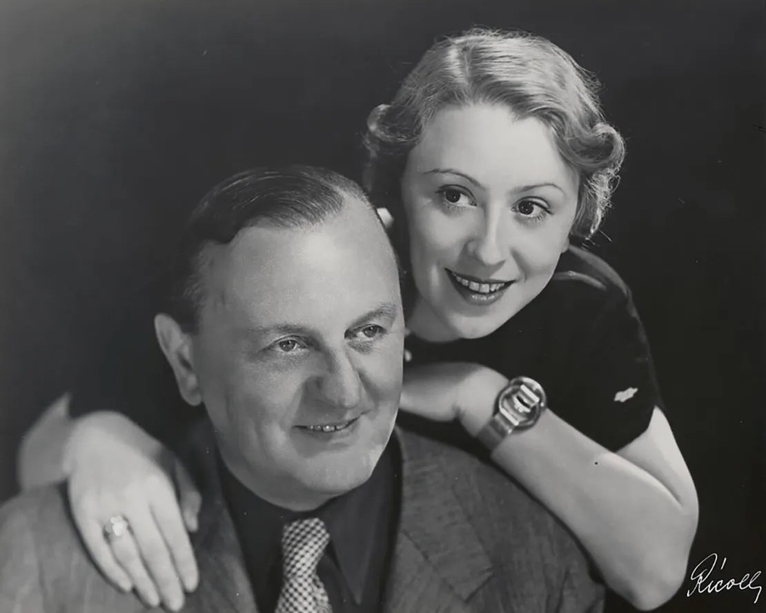 Ralph Benatzky mit seiner Frau Melanie, 1930er Jahre, Foto: Edith Barakovich, Wien Museum