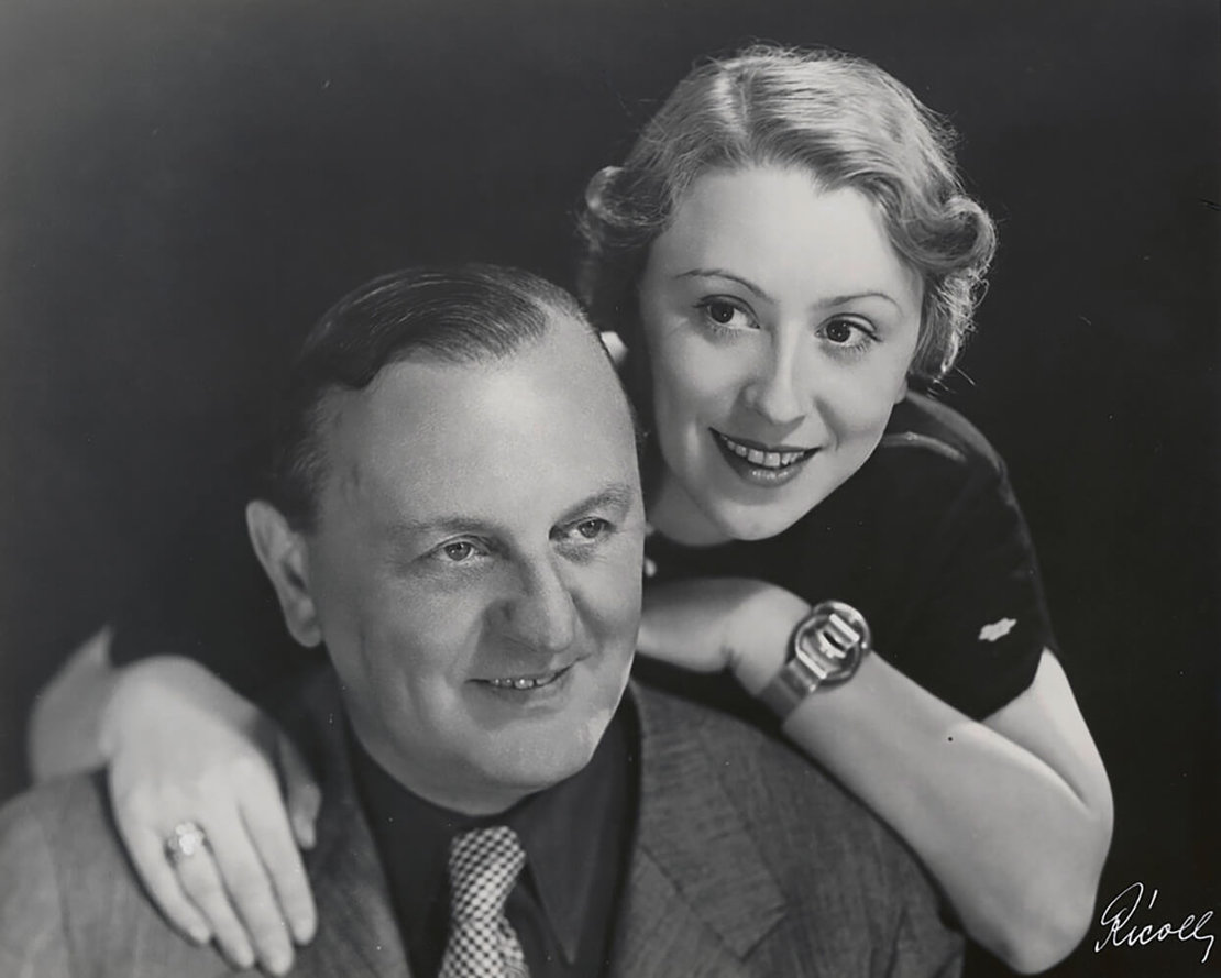 Ralph Benatzky mit seiner Frau Melanie, 1930er Jahre, Foto: Edith Barakovich, Wien Museum 