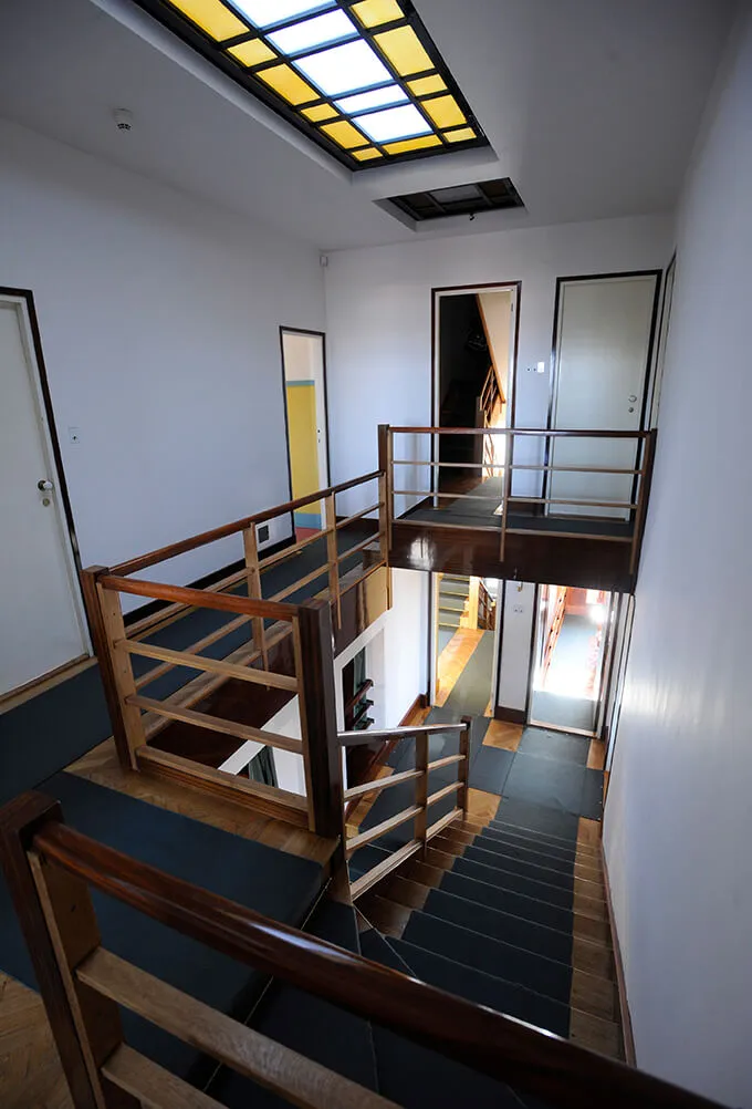 Stiegenaufgang im Haus Müller in Prag, Foto: Michal Krumphanzl / CTK / picturedesk.com  