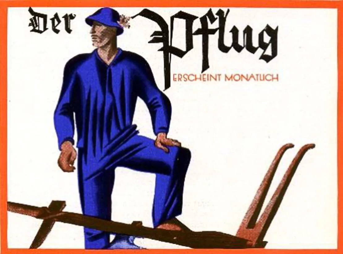 Joseph Binder: Der Pflug, aus: Gebrauchsgraphik, 1928, Heft 3  