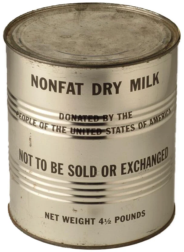 Milch-Konservendose aus einem Care Paket, 1946-1955, Wien Museum  