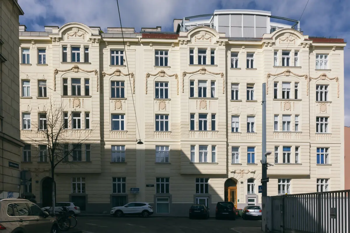 Stanislausgasse 2, Adresse der Familie Spiel nach 1918, Foto: Elodie Grethen