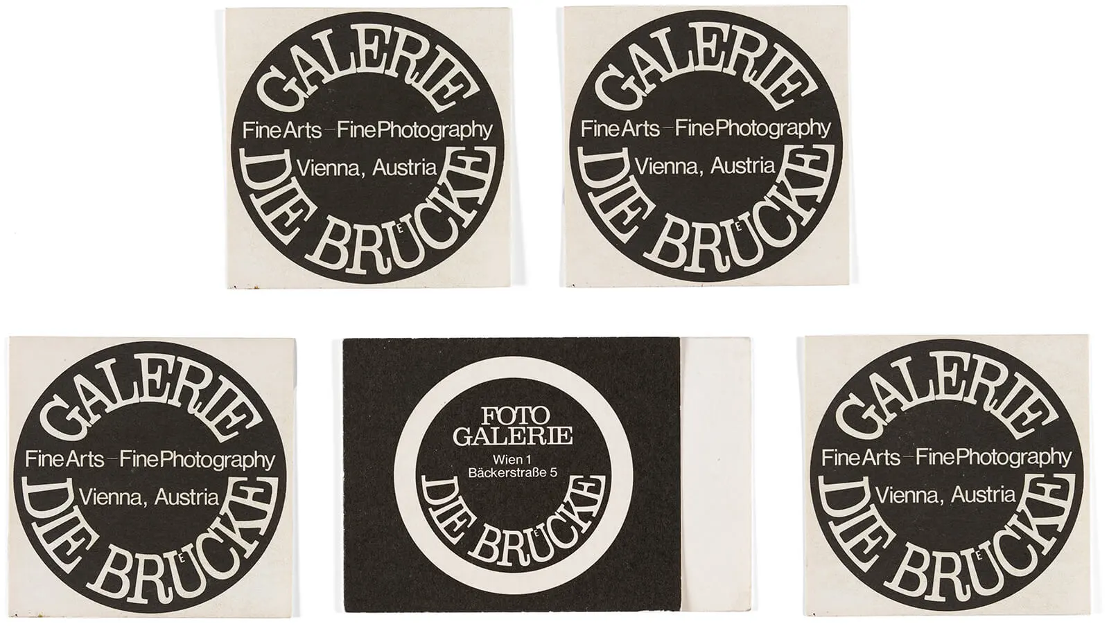 Aufkleber der Galerie „Die Brücke“, 1970er-Jahre, Foto: TimTom  