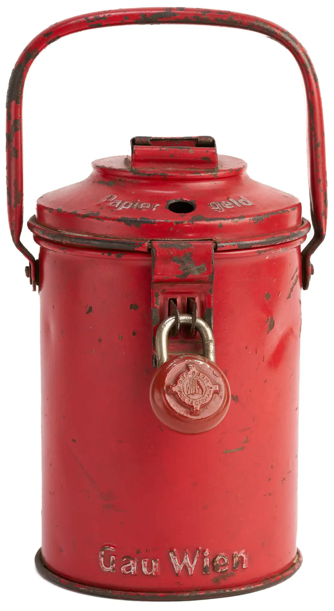 Spendenbüchse des Winterhilfswerks „Gau Wien“, 1938-1945, Wien Museum, Inv. Nr. 306174