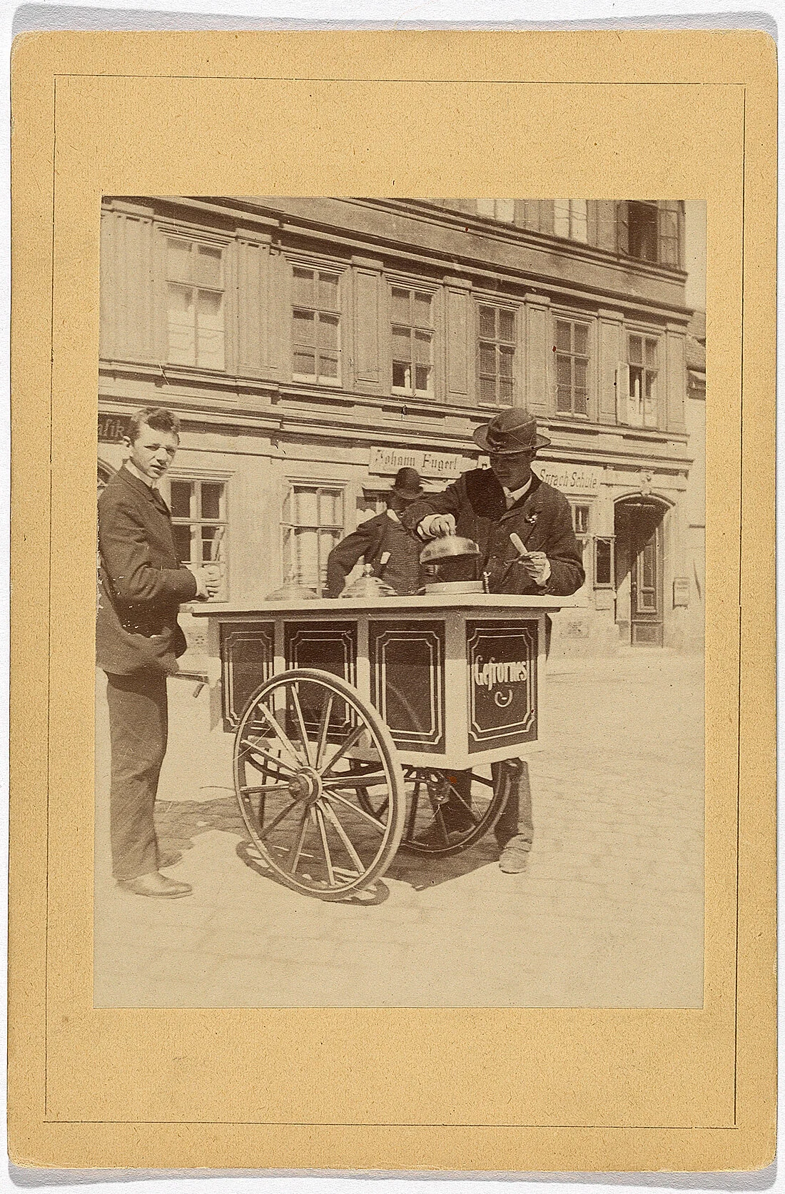 Emanuel Wähner: Eisverkäufer („Wiener Typen“), um 1881, Wien Museum