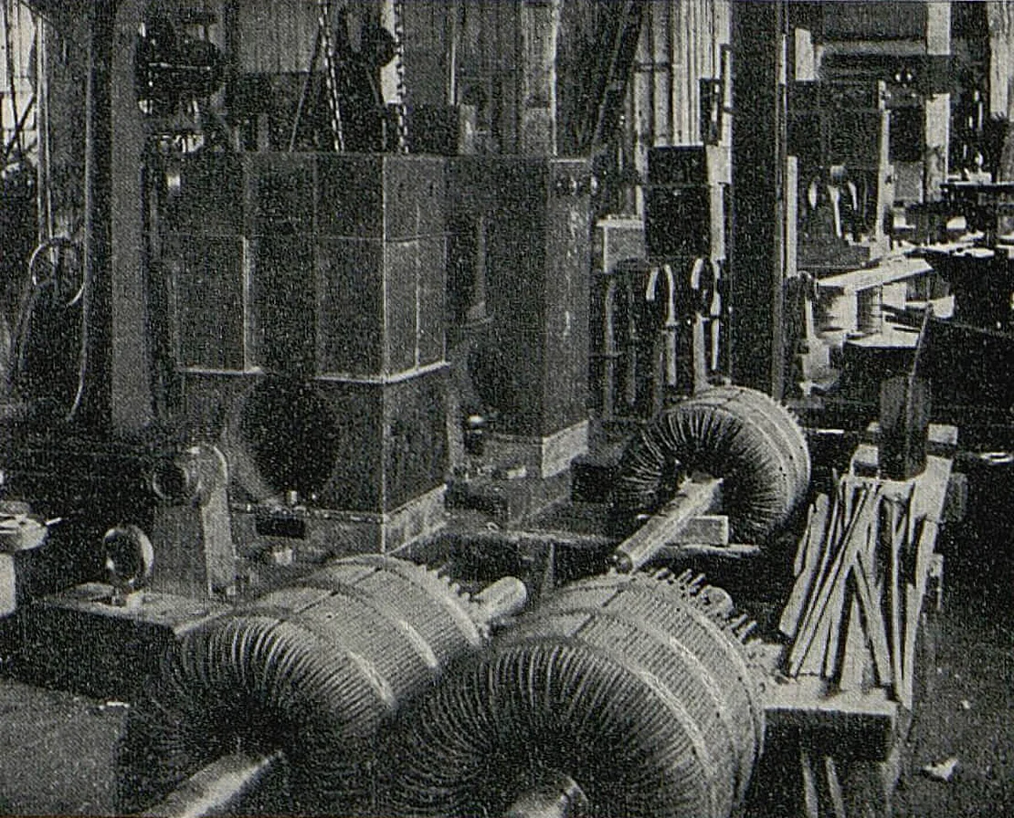 Werkstätte B. Egger & Co, Februar 1888 in: Blätter für Geschichte der Technik: Hauptteil 1932, ANNO/ÖNB  