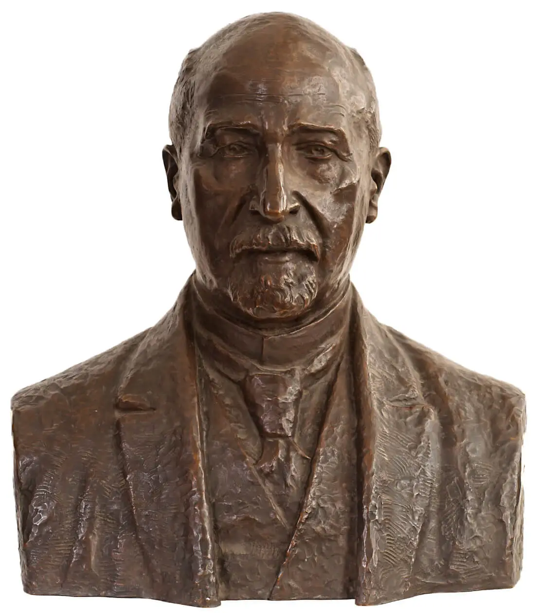 Politischer Gegner Luegers: der Sozialdemokrat Karl Seitz (1869-1950), der von 1923 bis 1934 Wiener Bürgermeister war, Büste von Florian Josephu-Drouot, 1924, Wien Museum
