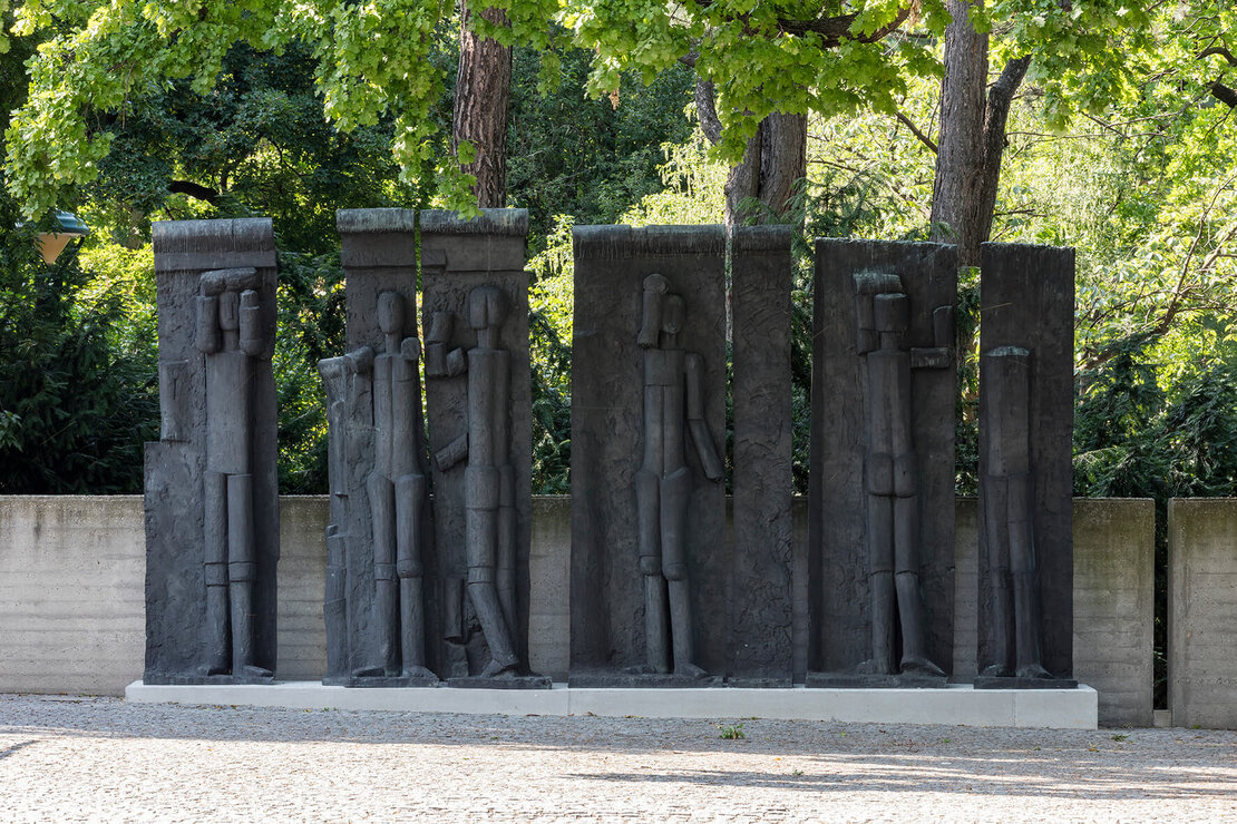 Fritz Wotruba: Großes Figurenrelief für den Österreich-Pavillon der Weltausstellung in Brüssel, Foto: Johannes Stoll / Belvedere, Wien, Leihgabe des Museums moderner Kunst, Stiftung Ludwig Wien