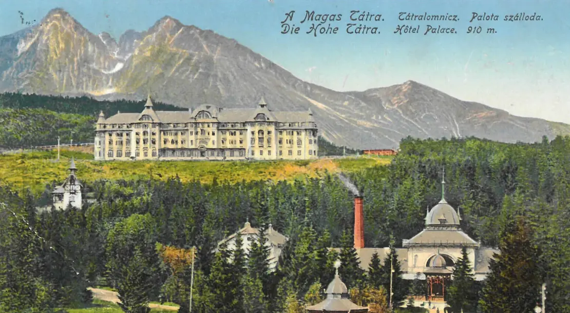 Das Palace Hotel in Tatranská Lomnica (Tatralomnitz) wurde seinem Namen gerecht.   