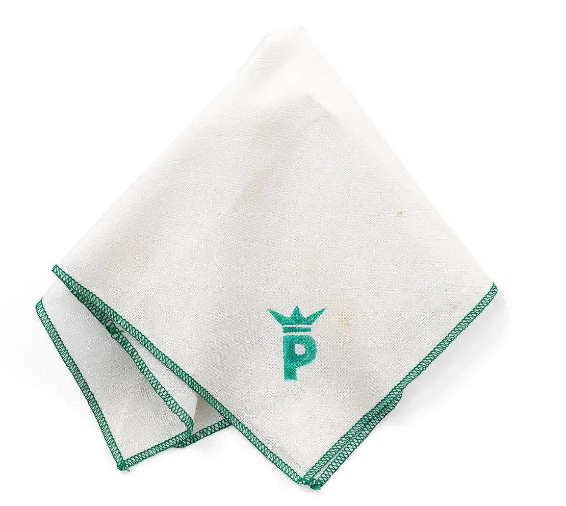 Reklame-Taschentuch der Firma Palmers, um 1970, Sammlung Wien Museum  