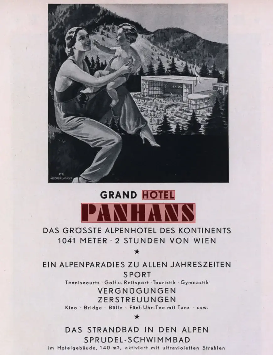 Werbung aus der Zeitschrift „Moderne Welt“, Jahrgang 14, Heft 8, 1933, Quelle: Anno/ÖNB  