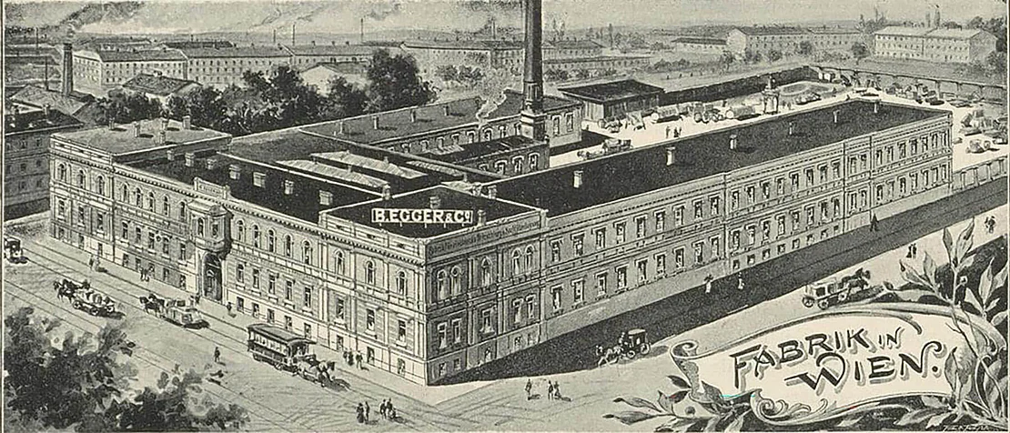 Vereinigte Elektrizitäts-A.G. in Wien 10, Abbildung aus: Die Groß-Industrie Oesterreichs : Festgabe zum glorreichen fünfzigjährigen Regierungs-Jubiläum seiner Majestät des Kaisers Franz Josef I., 1898, Quelle: TMW Open Science  