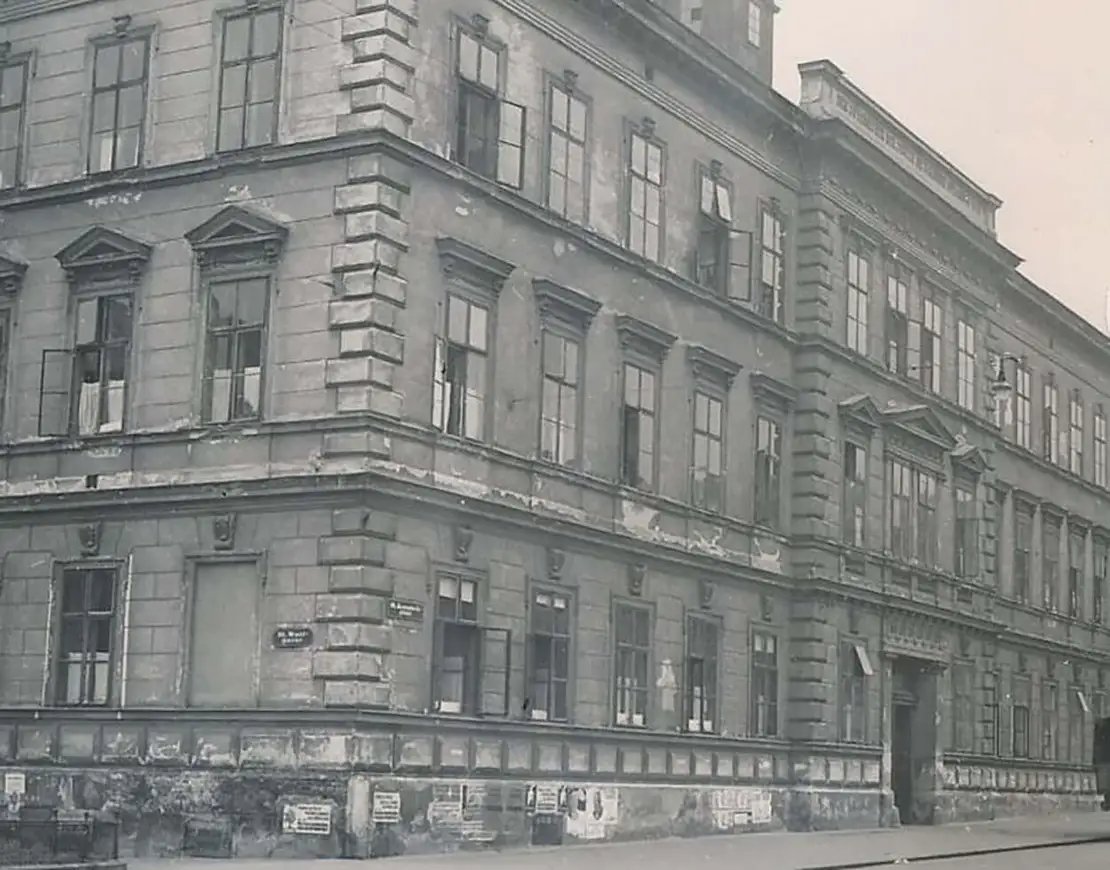 Das Flüchtlingslager am Kernstockplatz, 3.10.1949, Quelle: WStLA  