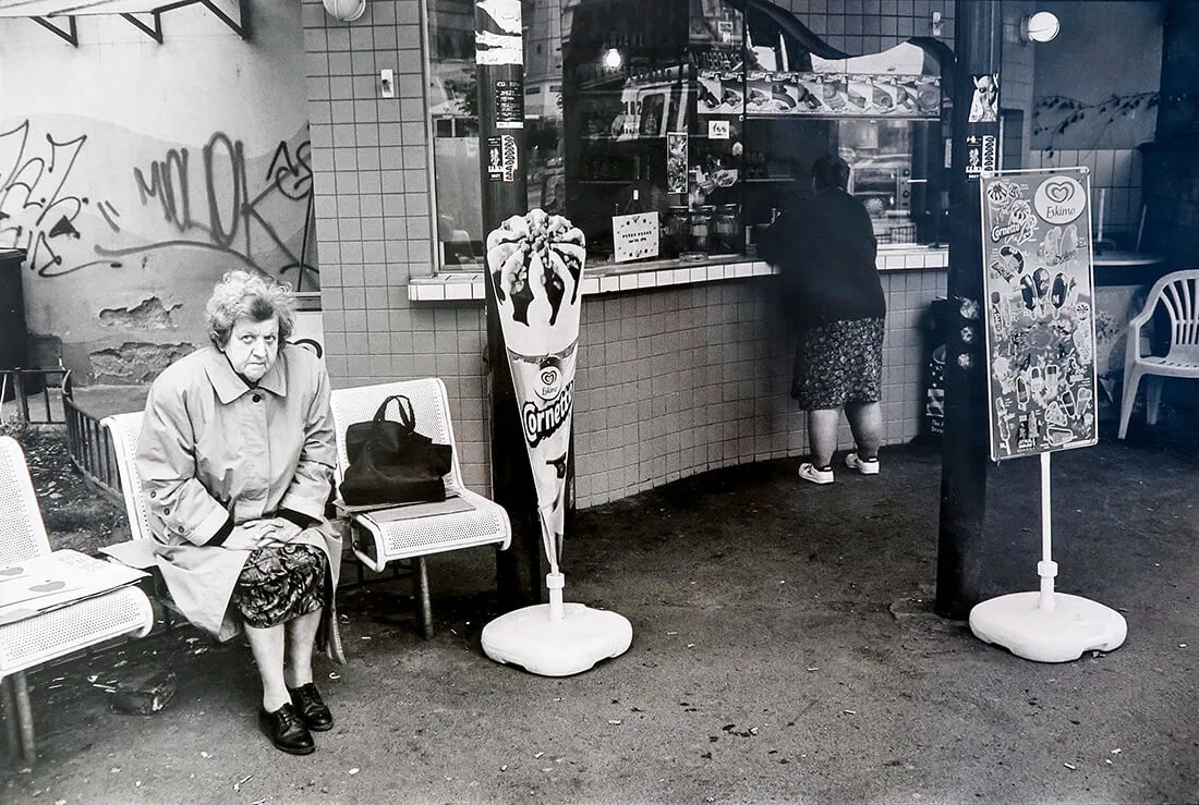 Josef Polleross: aus der Serie „Wien Leopoldstadt“, 2000, Fotografie, Wien Museum, © Bildrecht 2020   