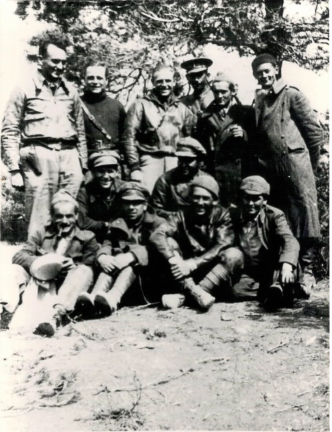 Karl Sequens (links) mit Kameraden in Spanien, 1937, Nachlass Familie Sequens-Roudière Perpiñá