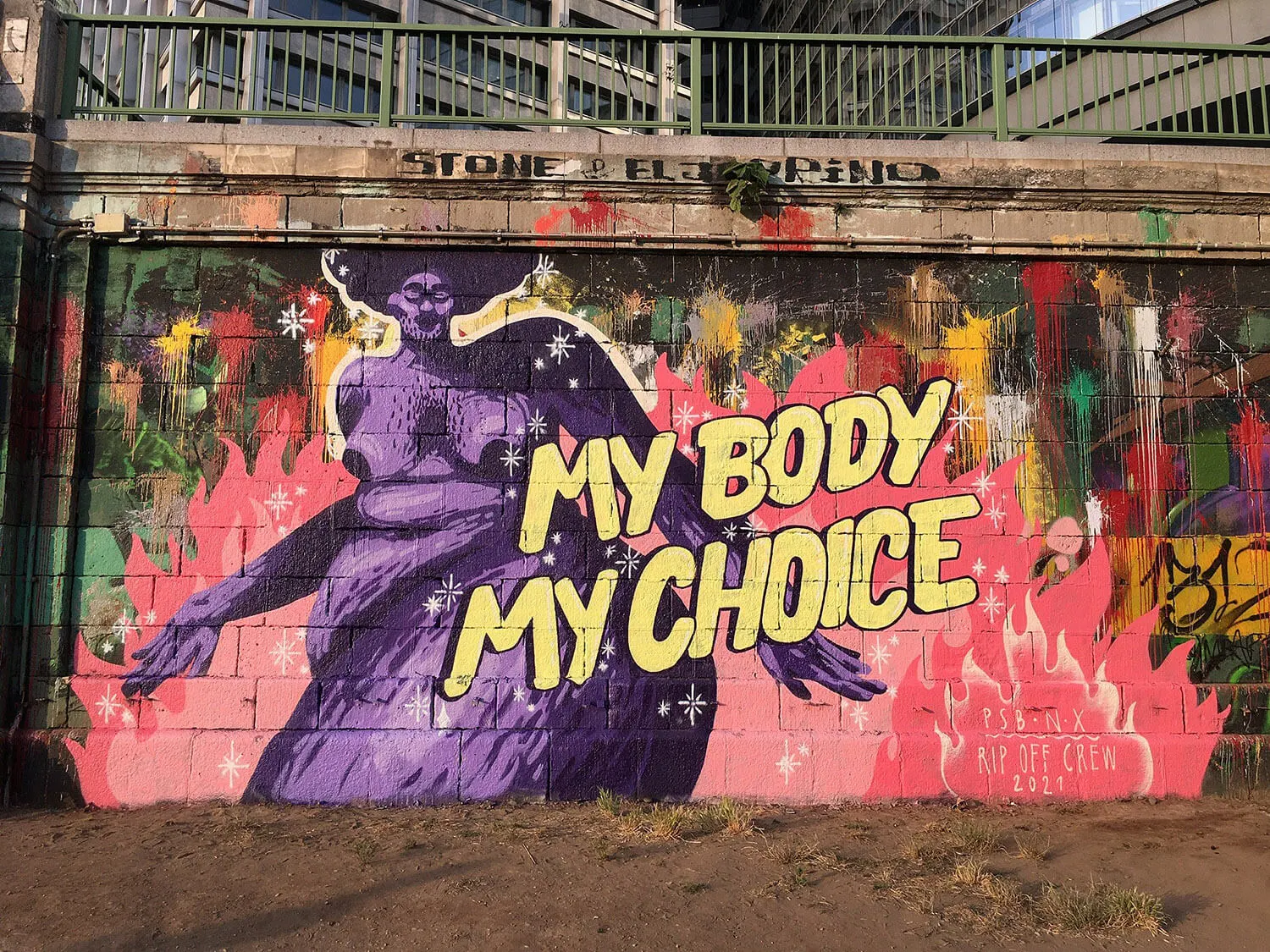 Ripoff Crew: My Body my Choice, Wien, 2021, Foto: Ripoff Crew