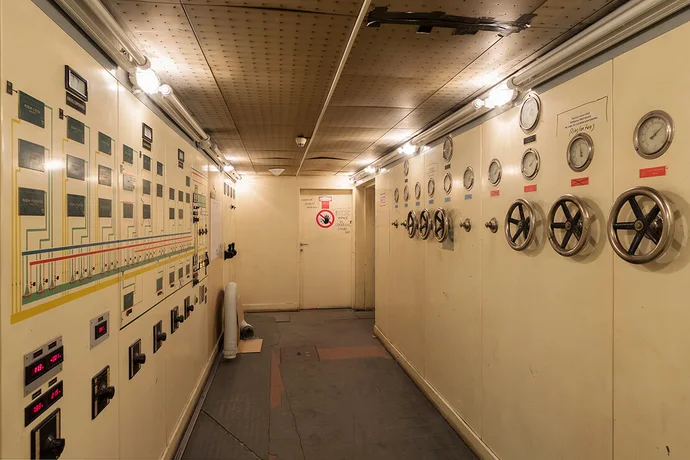 Schaltzentrale für die Heizung und Lüftung des Wien Museums aus dem Jahr 1959, © Wien Museum/Foto: Lisa Rastl