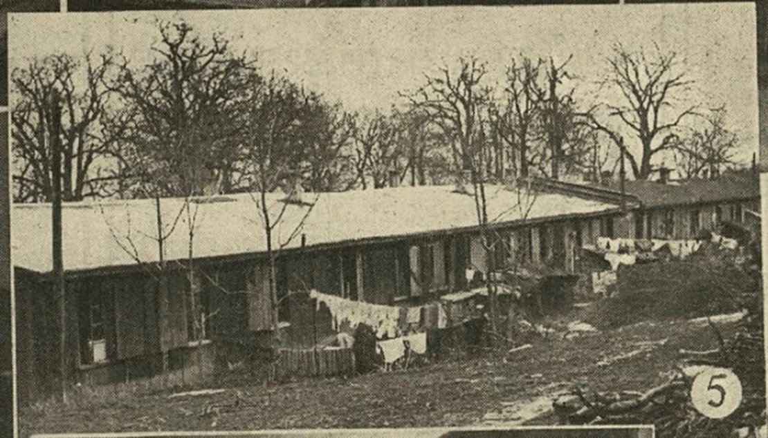 Das DP-Lager am Cobenzl, Quelle: Amtsblatt der Stadt Wien, 5. März 1949, S. 16, Wienbibliothek im Rathaus  