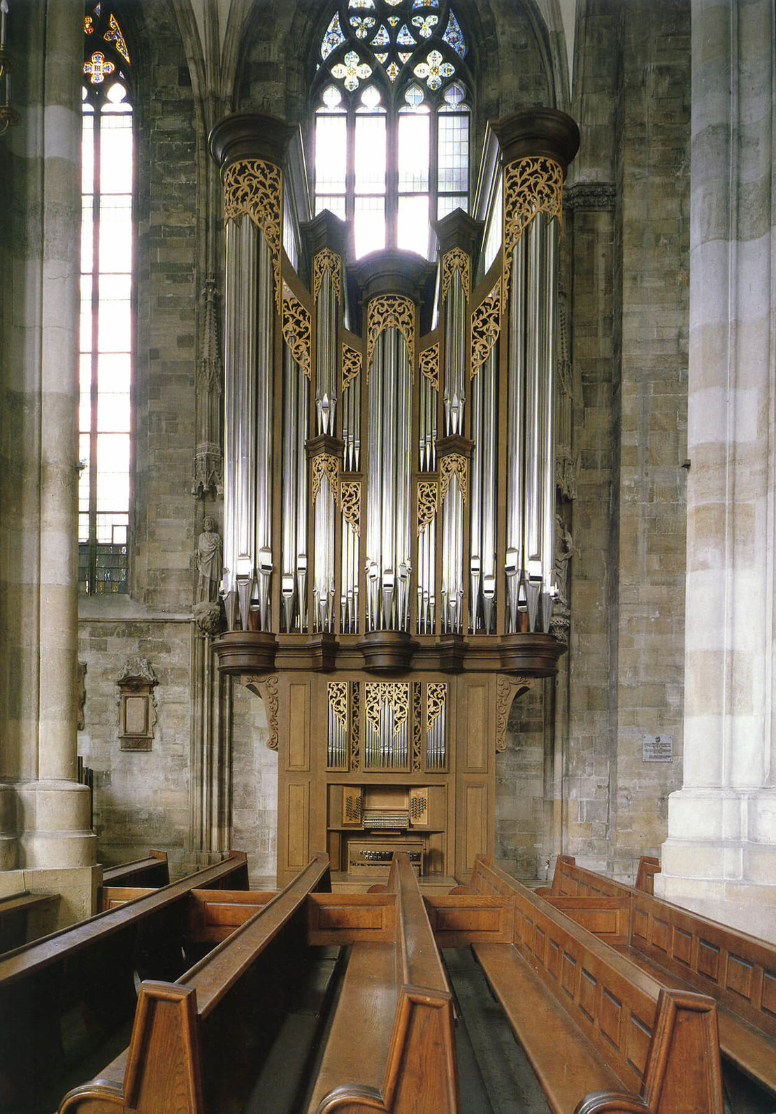 Die Chororgel von 1991, Rieger Orgelbau 