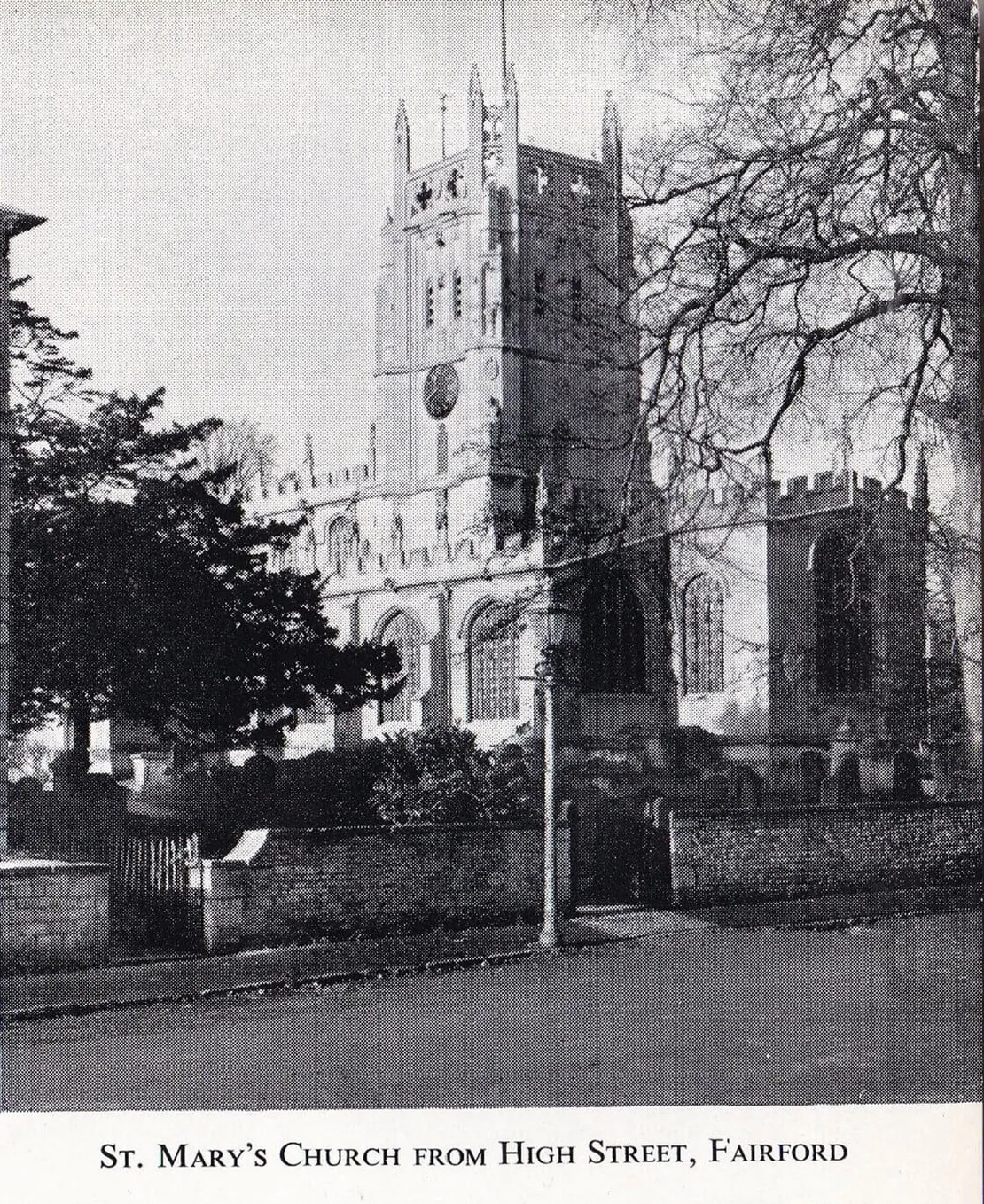 St. Mary’s church in Fairford, 1951, Fairford History Society
