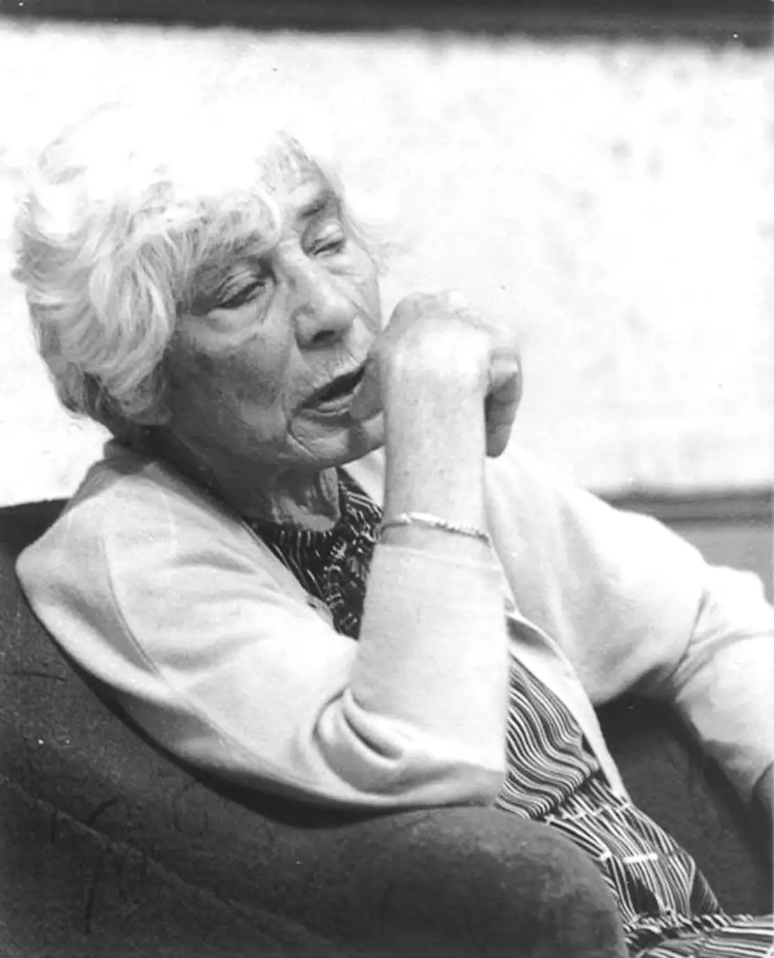 Marie Langer, 1980er Jahre, Bildarchiv der KPÖ  