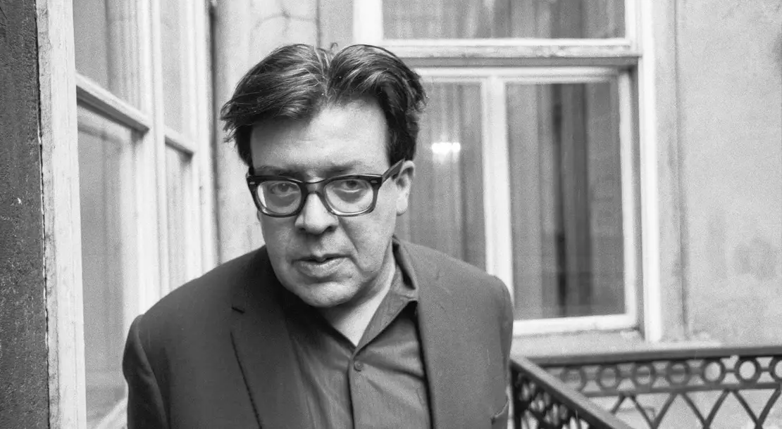 Otto Breicha: Erich Fried auf der Pawlatschen der Österreichischen Gesellschaft für Literatur, 1968. brandstaetter images / picturedesk.com  