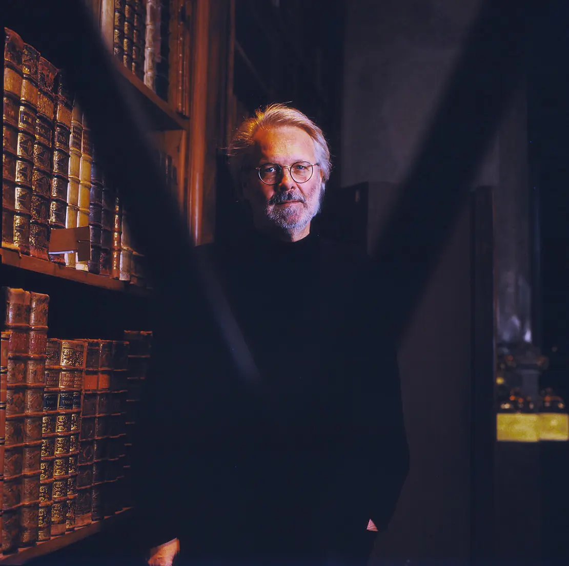 Gerhard Roth in der Österreichischen Nationalbibliothek, 1998, Foto: Martin Vukovits