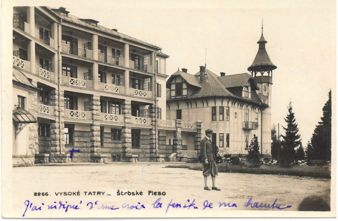 Das Grand Hotel am Corba See. 