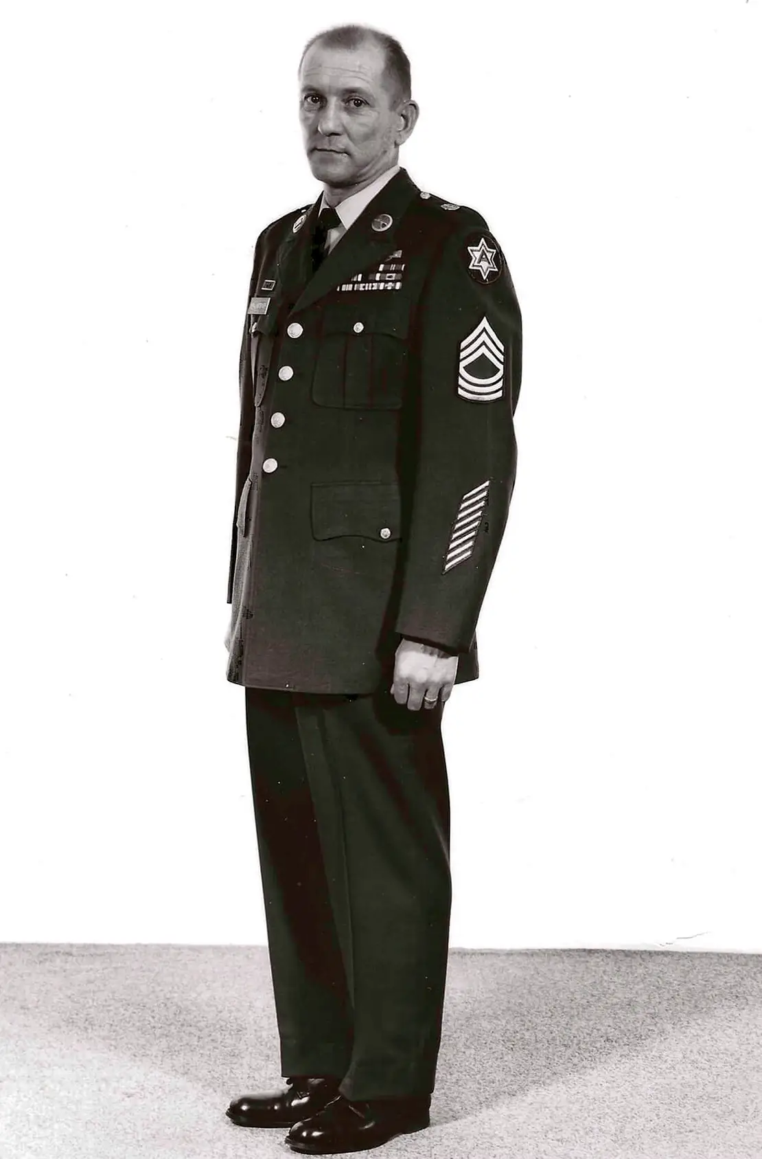 Helmut Braunsteiner in der Uniform der US Streitkräfte (Foto: Nachlass Helmut Braunsteiner)	  