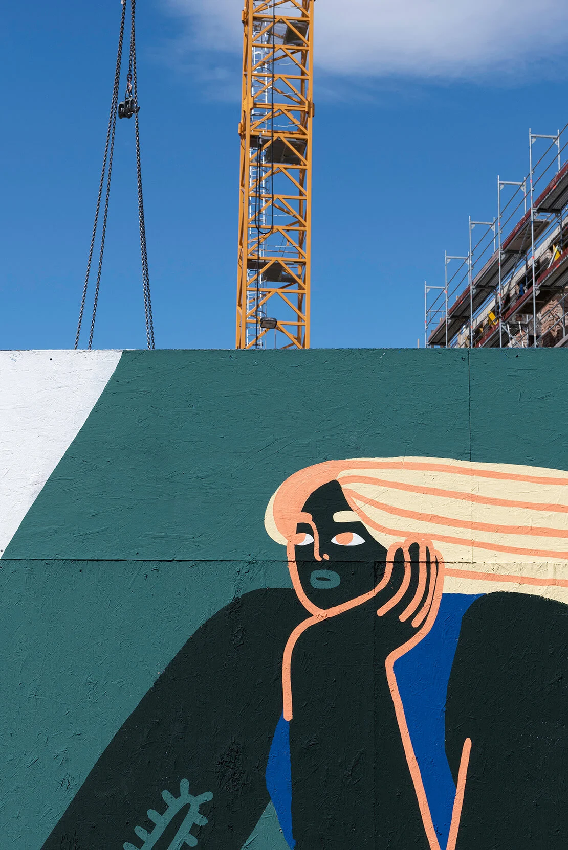 Ausstellung „Urban Natures“ am Bauzaun des Wien Museums, Foto: Christoph Schlessmann  