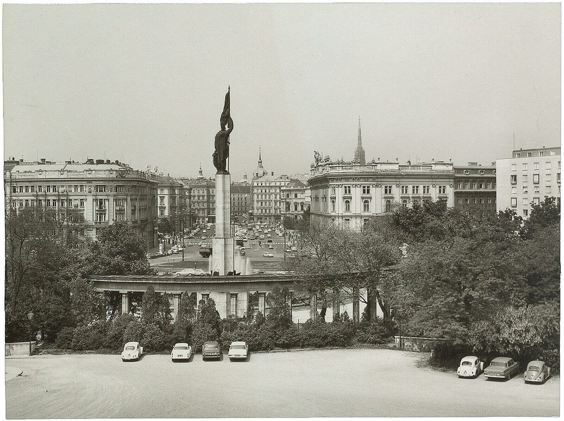 Panorama des Schwarzenbergplatzes, Foto: Johanna Fiegl, Wien Museum 