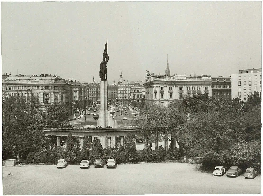 Panorama des Schwarzenbergplatzes, Foto: Johanna Fiegl, Wien Museum