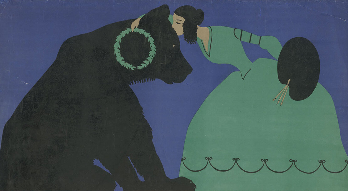 Thomas Theodor Heine, Plakat für die 3. Ausstellung der Berliner Secession, 1901, Lithografie, Staatliche Museen zu Berlin, Kunstbibliothek 