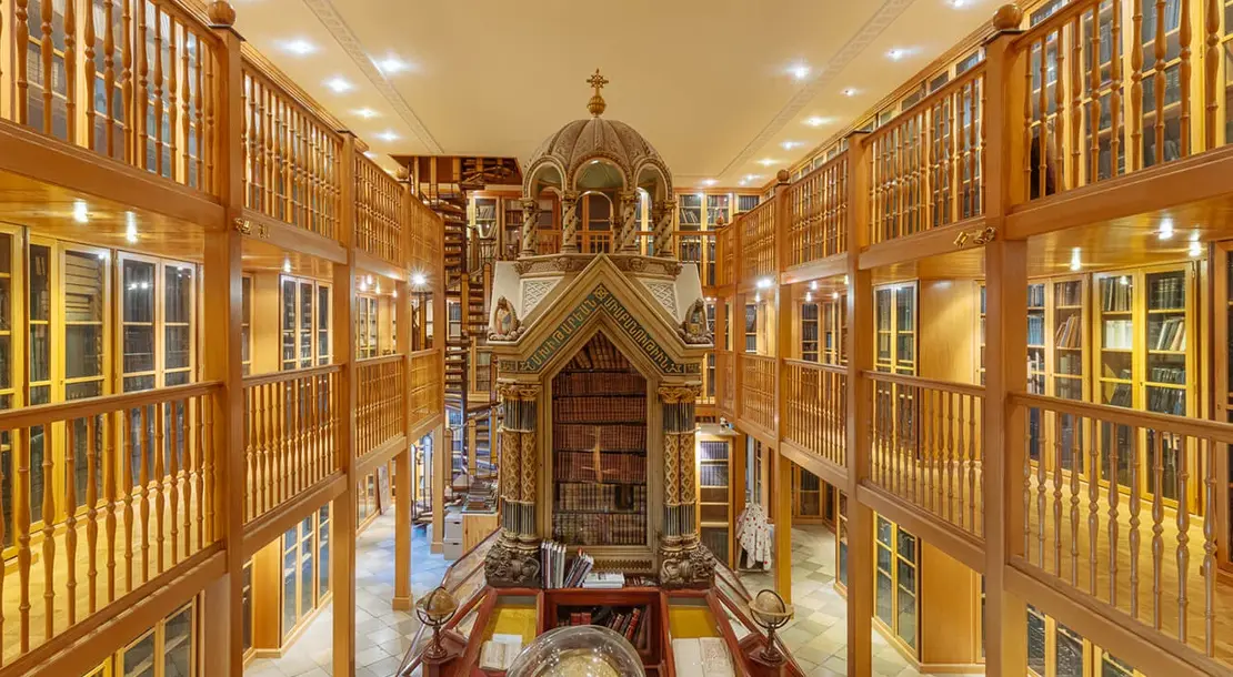 Bibliothek der Wiener Mechitaristen Kongregation, 2025, Foto: Klaus Pichler, Wien Museum  