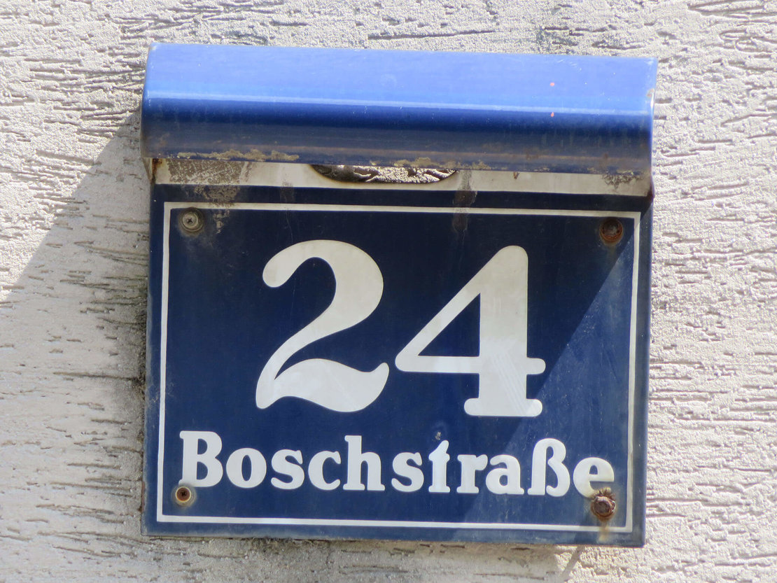 Boschstraße 24, 1190 Wien: Wohnadresse von Mira Lobe. Foto: Anton Tantner 