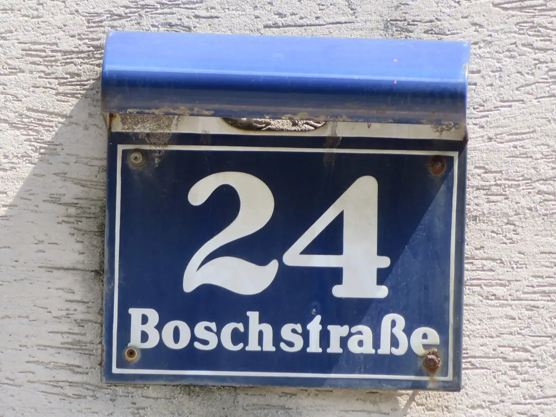 Boschstraße 24, 1190 Wien: Wohnadresse von Mira Lobe. Foto: Anton Tantner  