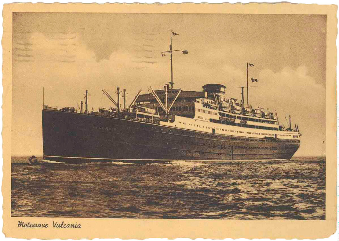 Die S.S. Vulcania, 1948, Wikimedia Commons 