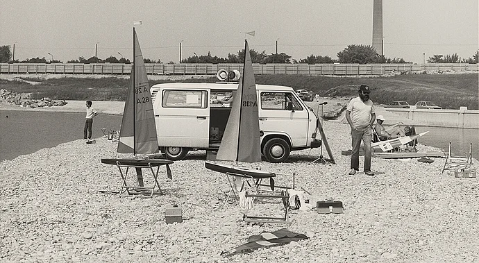 Christoph Scharff: Fotoserie Donauinsel (Ausschnitt), 1983, Wien Museum