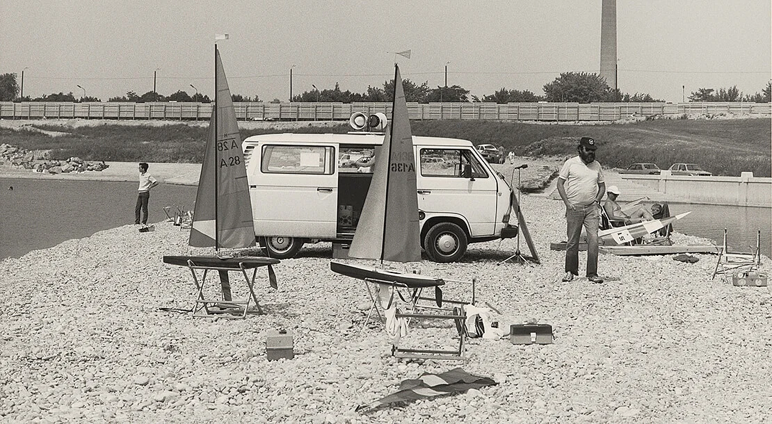 Christoph Scharff: Fotoserie Donauinsel (Ausschnitt), 1983, Wien Museum