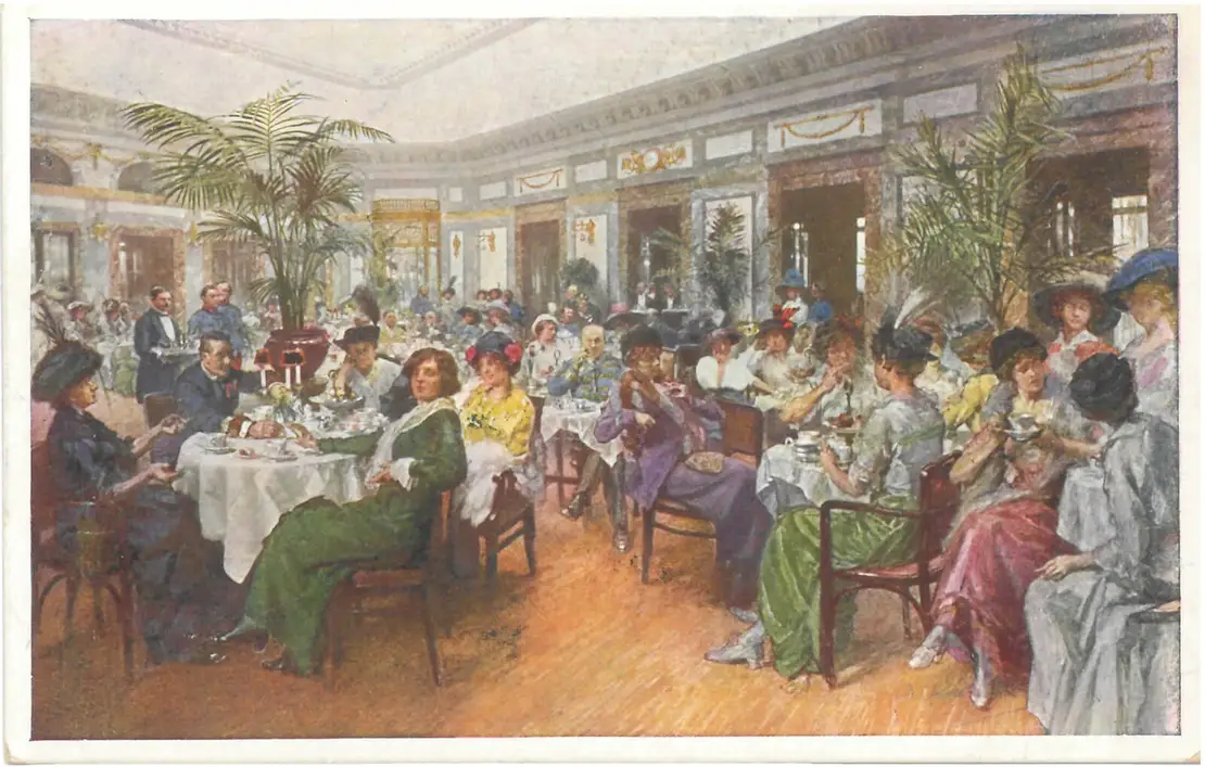 Die vollbesetzte Große Halle im Grand Hotel Wien am Kärntner Ring  