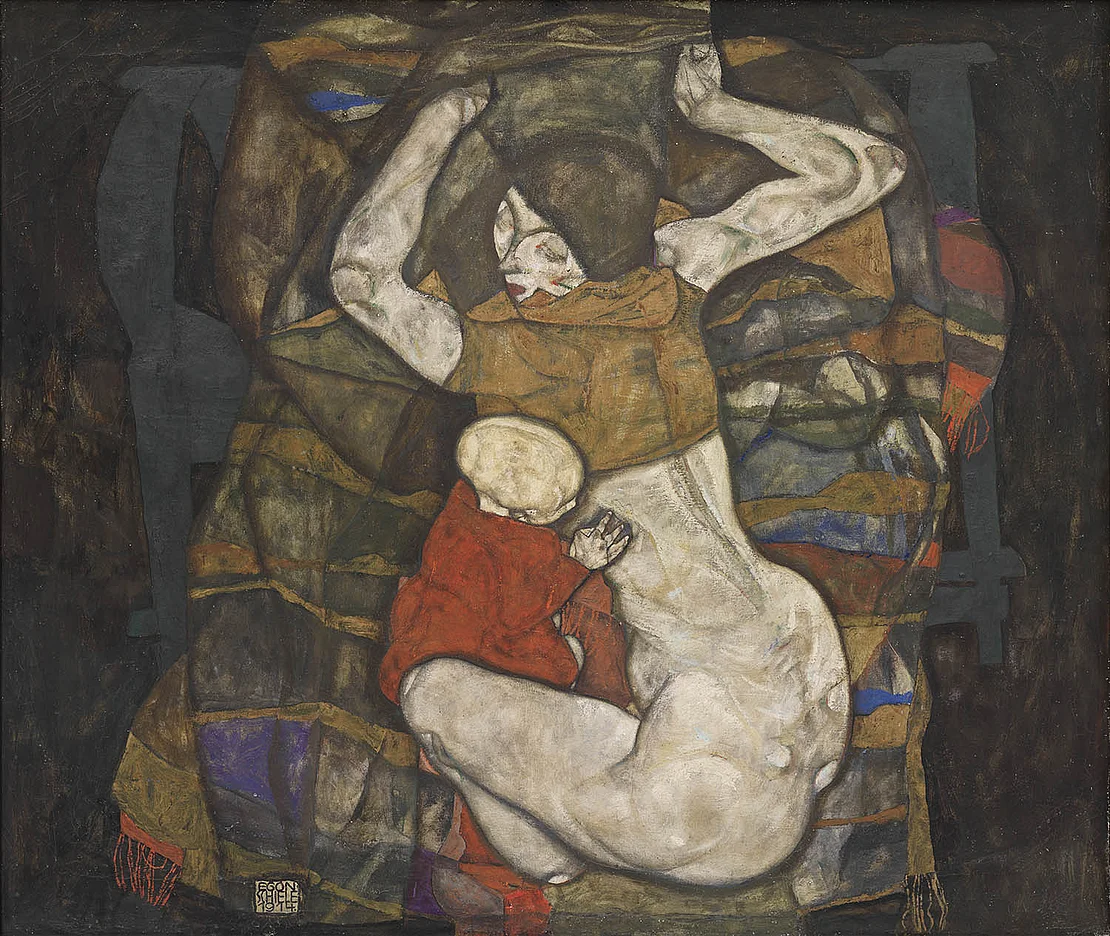 Egon Schiele: Junge Mutter, 1914, Wien Museum, Inv.-Nr. 243484  